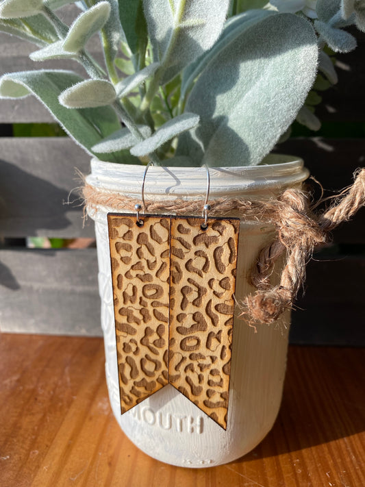 Animal Print Earrings - Chetah