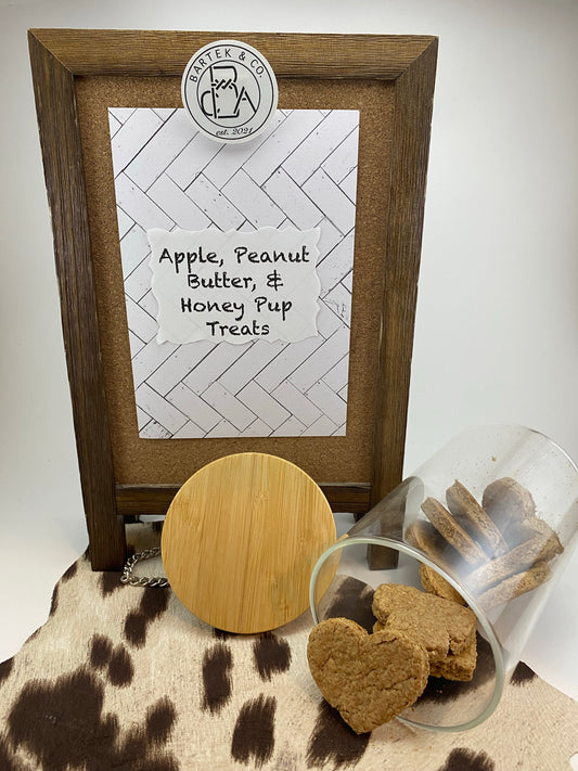 Apple, Peanut Butter, and Honey Pup Treats